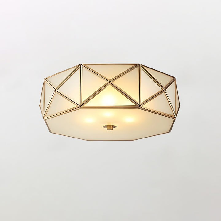 Modern Geometric Flush Mount Ceiling Light