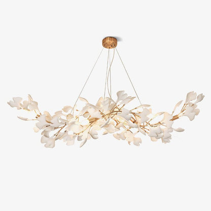 Modern Gingko Leaf Multi-Arm Chandelier