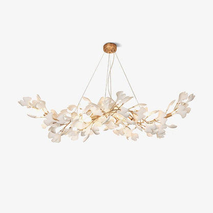 Modern Gingko Leaf Multi-Arm Chandelier