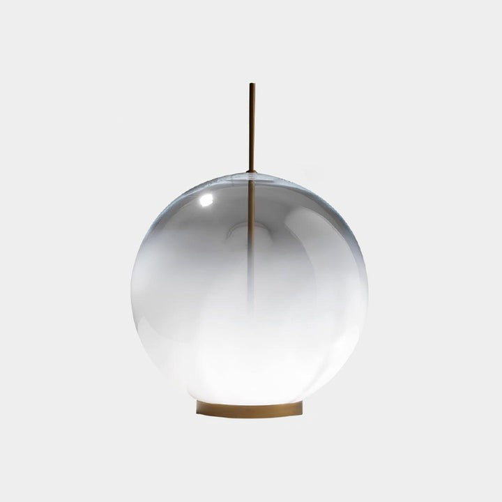 Modern Glass Table Lamp with Integrated LED