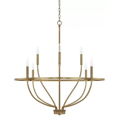 Modern Gold Multi-Light Chandelier – 8 & 12-Light Options
