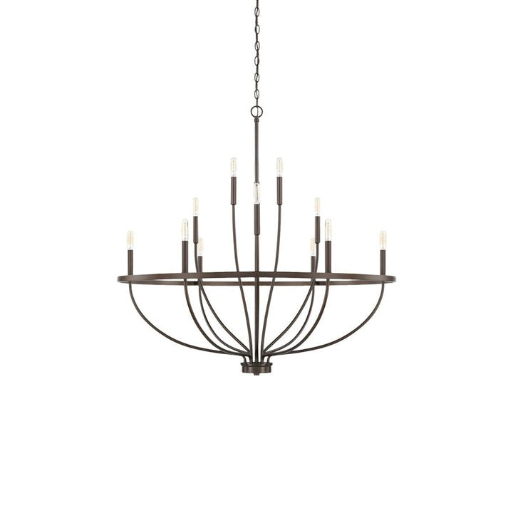 Modern Gold Multi-Light Chandelier – 8 & 12-Light Options