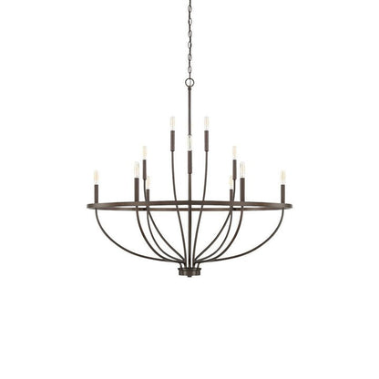 Modern Gold Multi-Light Chandelier – 8 & 12-Light Options