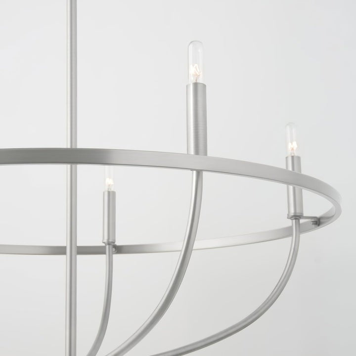 Modern Gold Multi-Light Chandelier – 8 & 12-Light Options