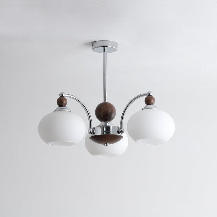 Modern Iron & Glass Multi-Arm Ceiling Chandelier – 3 to 8 Lights