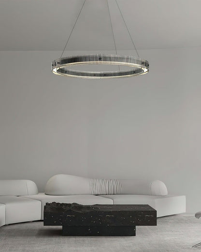 Modern LED Halo Ring Chandelier
