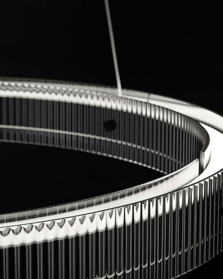 Modern LED Halo Ring Chandelier