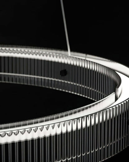 Modern LED Halo Ring Chandelier