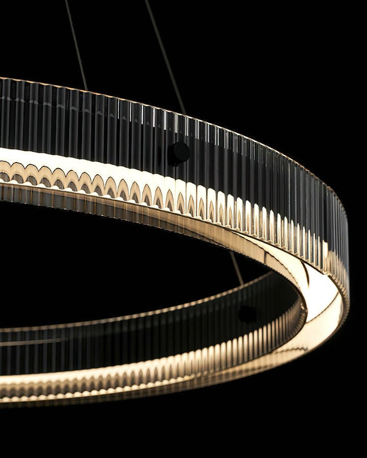 Modern LED Halo Ring Chandelier