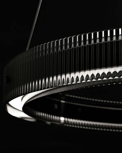 Modern LED Halo Ring Chandelier