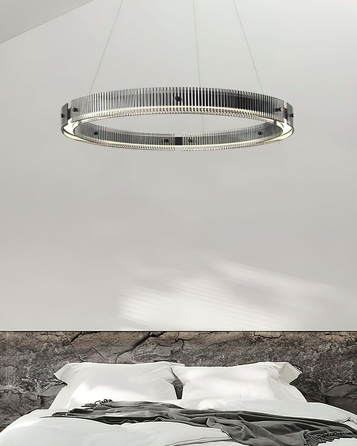 Modern LED Halo Ring Chandelier