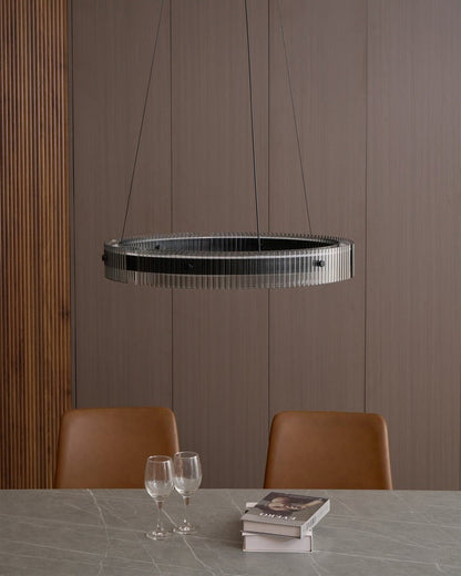 Modern LED Halo Ring Chandelier