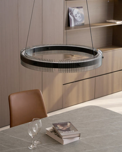 Modern LED Halo Ring Chandelier