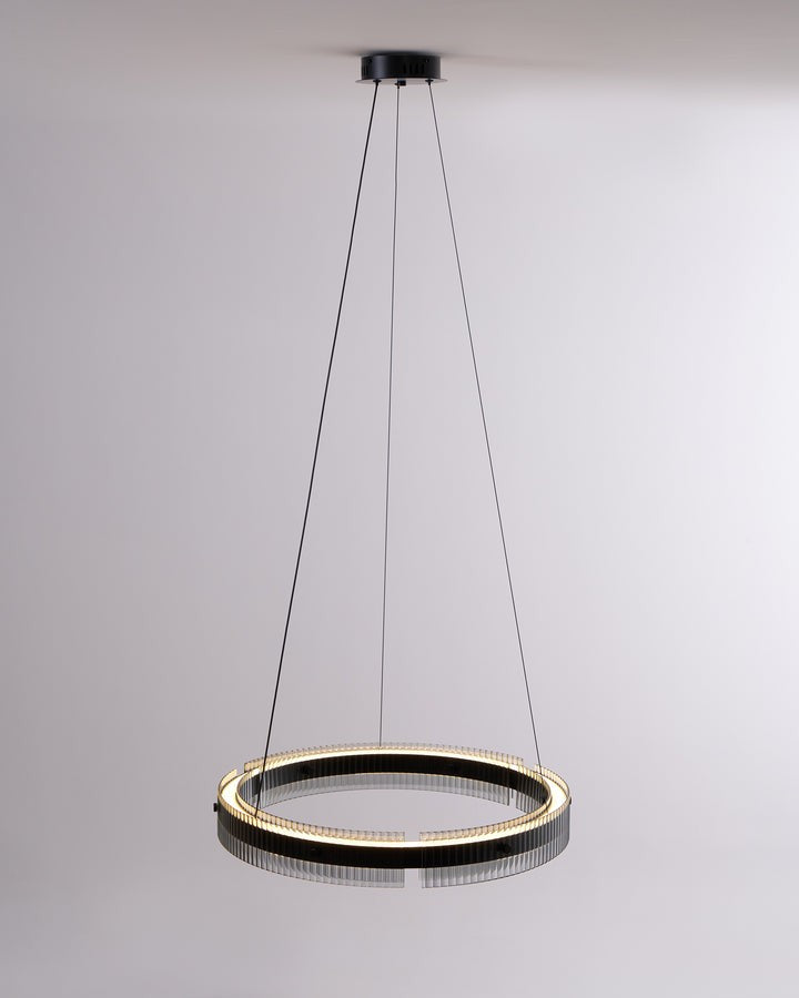 Modern LED Halo Ring Chandelier