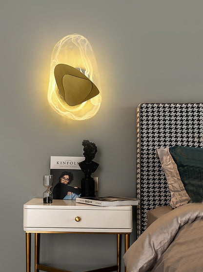 Modern LED Wall Sconce – 8W Black & Copper Finish