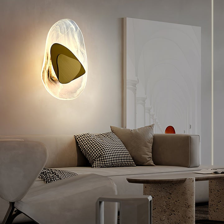 Modern LED Wall Sconce – 8W Black & Copper Finish