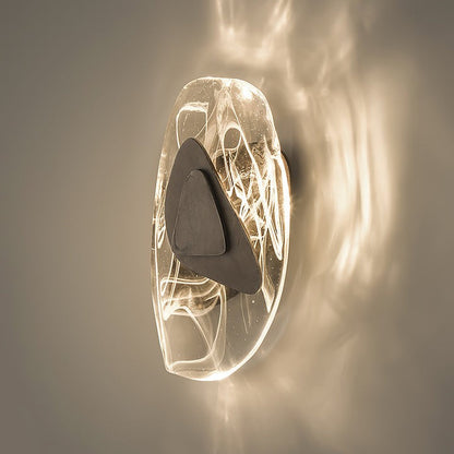 Modern LED Wall Sconce – 8W Black & Copper Finish