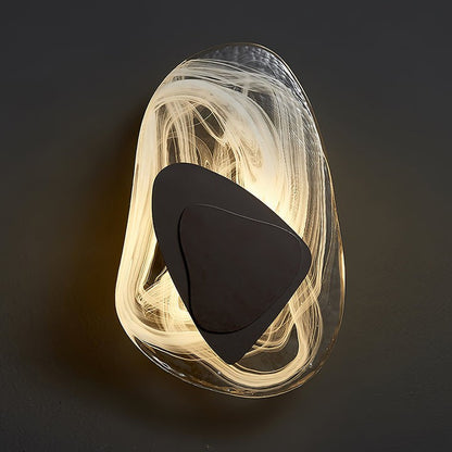 Modern LED Wall Sconce – 8W Black & Copper Finish