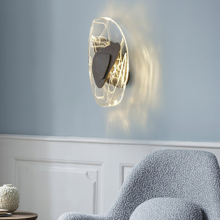 Modern LED Wall Sconce – 8W Black & Copper Finish