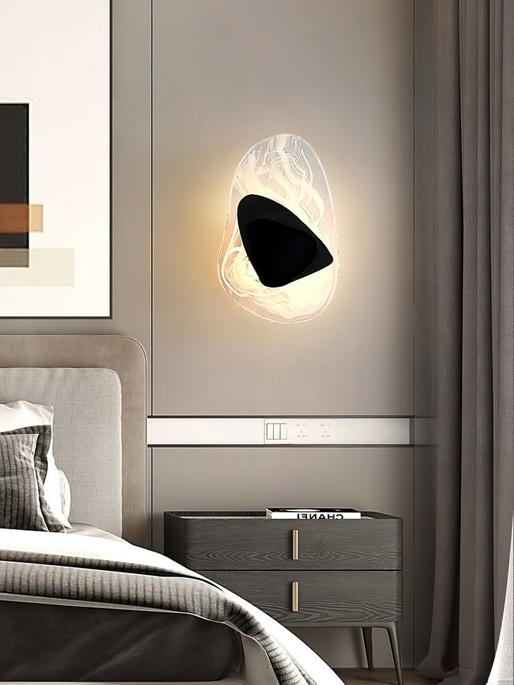 Modern LED Wall Sconce – 8W Black & Copper Finish