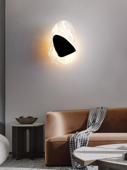 Modern LED Wall Sconce – 8W Black & Copper Finish