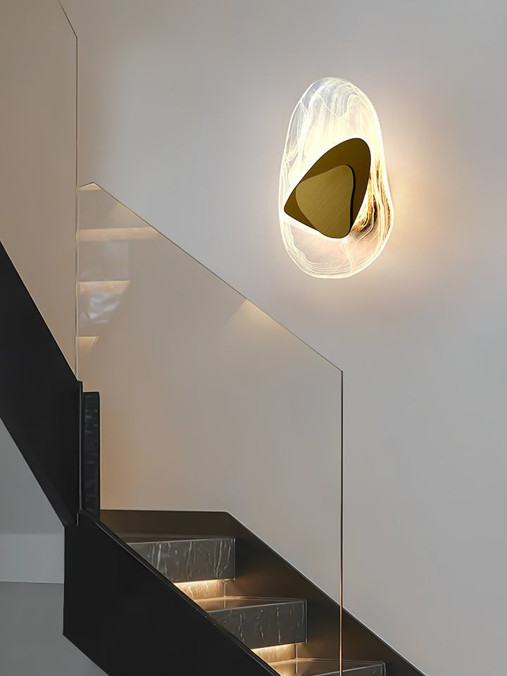 Modern LED Wall Sconce – 8W Black & Copper Finish