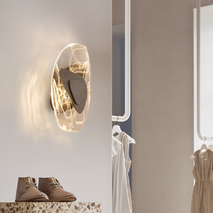 Modern LED Wall Sconce – 8W Black & Copper Finish