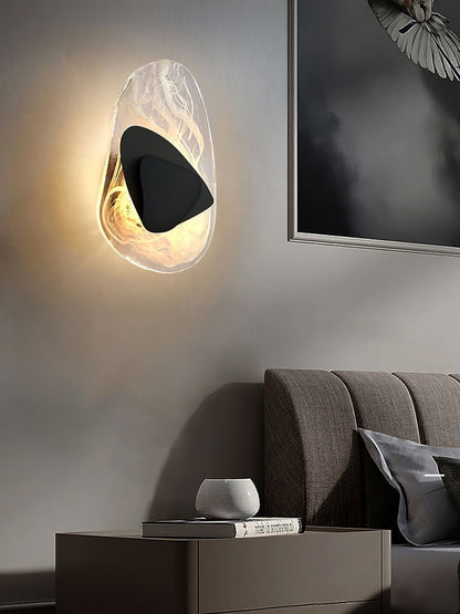 Modern LED Wall Sconce – 8W Black & Copper Finish