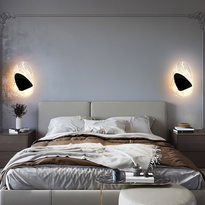 Modern LED Wall Sconce – 8W Black & Copper Finish