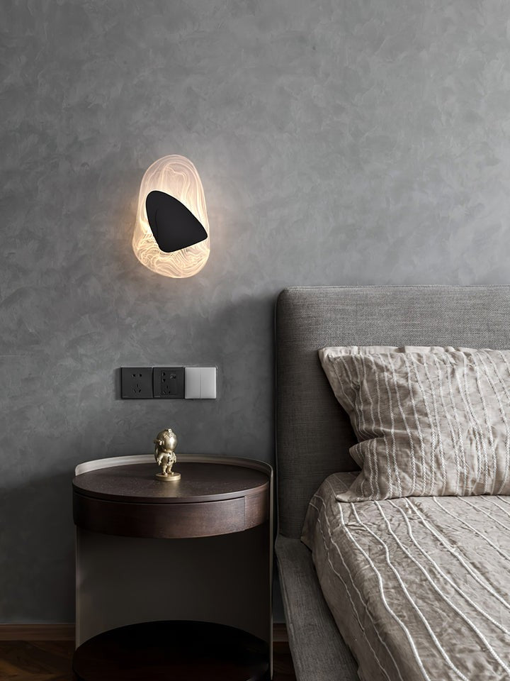Modern LED Wall Sconce – 8W Black & Copper Finish