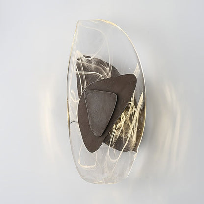 Modern LED Wall Sconce – 8W Black & Copper Finish