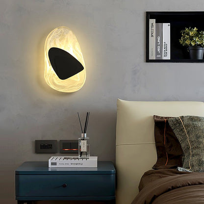 Modern LED Wall Sconce – 8W Black & Copper Finish