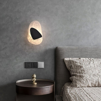 Modern LED Wall Sconce – 8W Black & Copper Finish