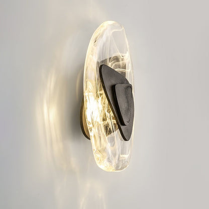 Modern LED Wall Sconce – 8W Black & Copper Finish