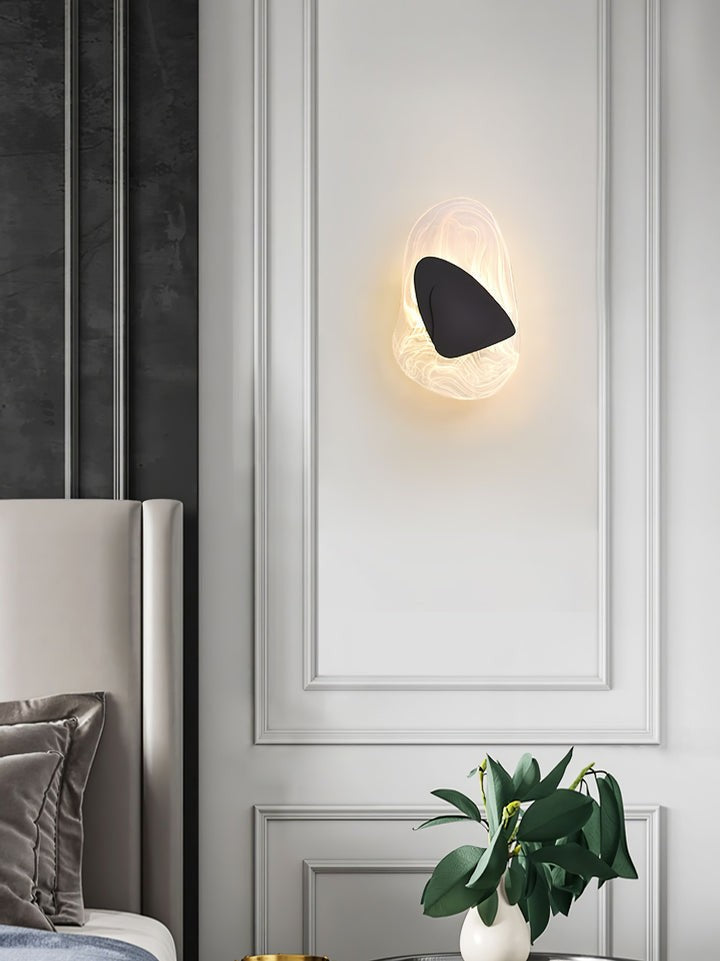 Modern LED Wall Sconce – 8W Black & Copper Finish