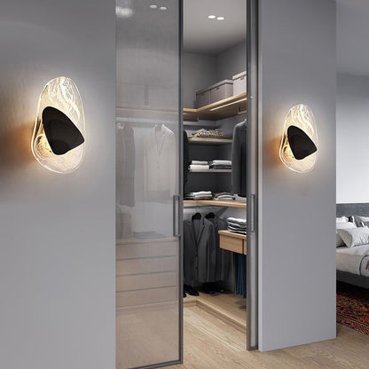 Modern LED Wall Sconce – 8W Black & Copper Finish