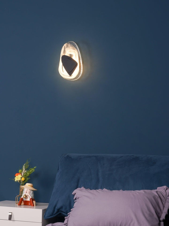 Modern LED Wall Sconce – 8W Black & Copper Finish
