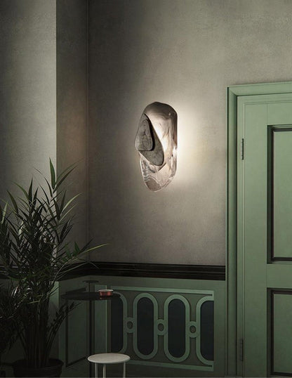 Modern LED Wall Sconce – 8W Black & Copper Finish