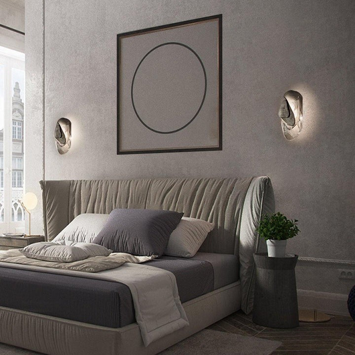 Modern LED Wall Sconce – 8W Black & Copper Finish