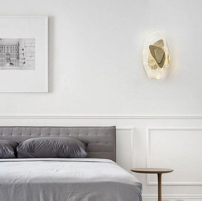 Modern LED Wall Sconce – 8W Black & Copper Finish
