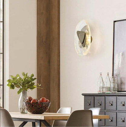 Modern LED Wall Sconce – 8W Black & Copper Finish