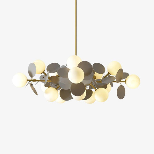 Modern Off-White Tree Branch Ceiling Chandelier