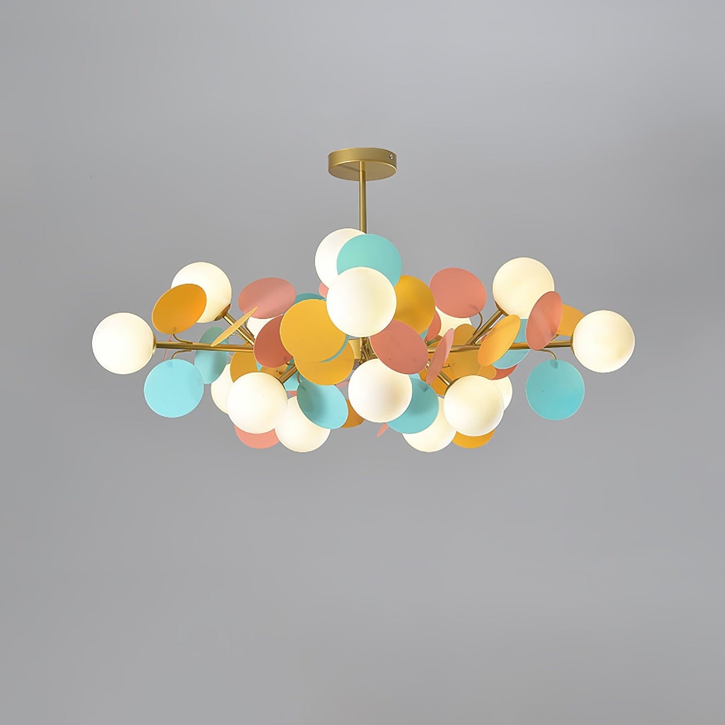 Modern Off-White Tree Branch Ceiling Chandelier