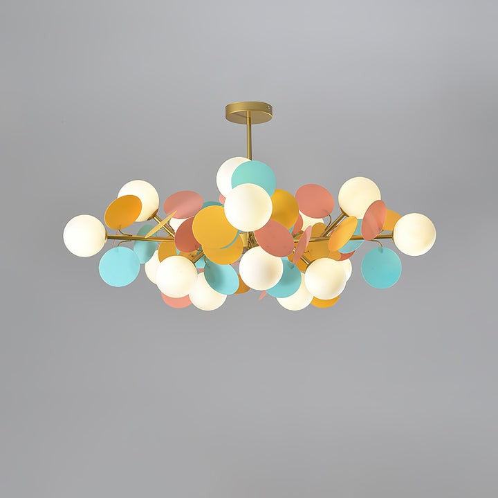 Modern Off-White Tree Branch Ceiling Chandelier