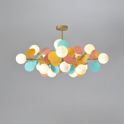 Modern Off-White Tree Branch Ceiling Chandelier