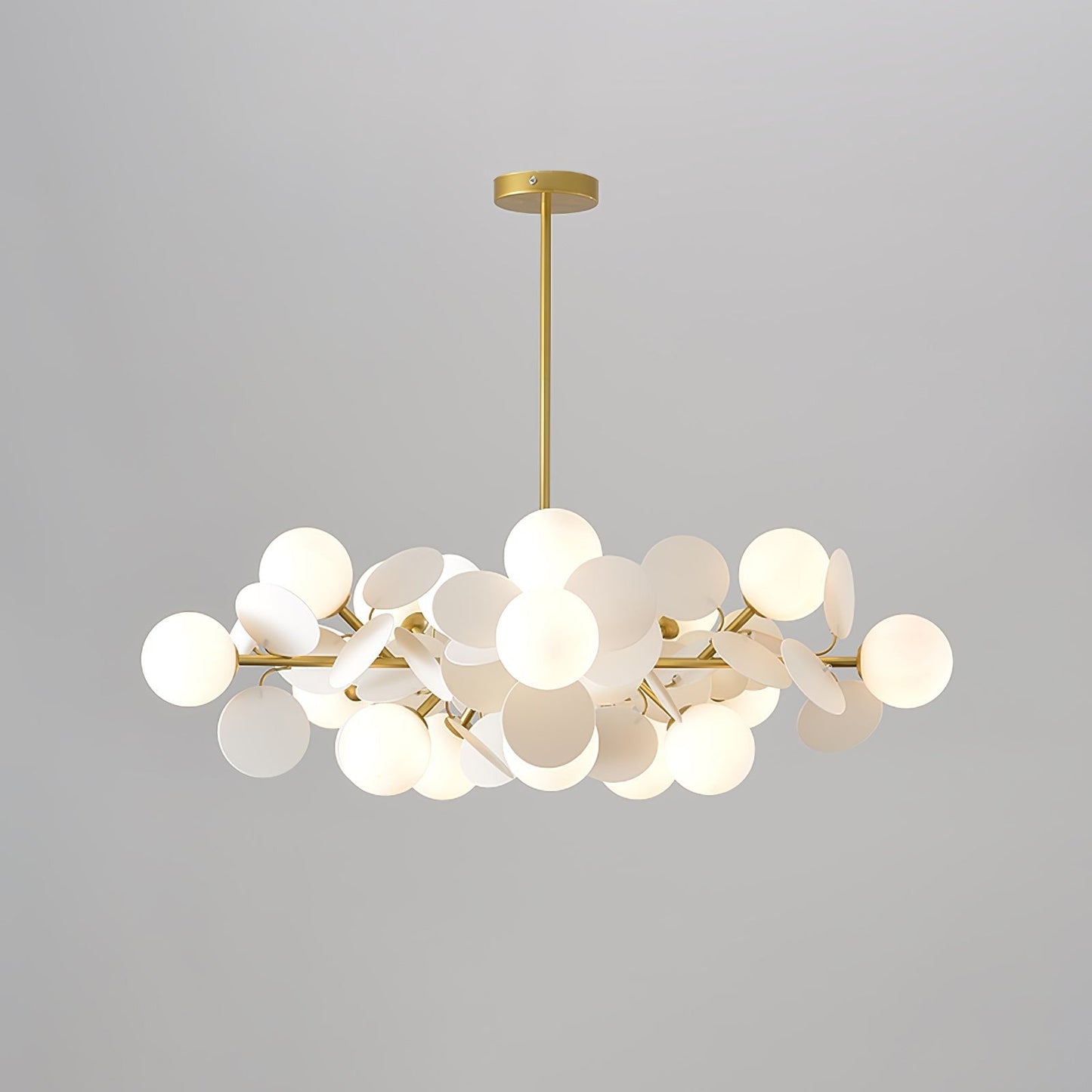 Modern Off-White Tree Branch Ceiling Chandelier