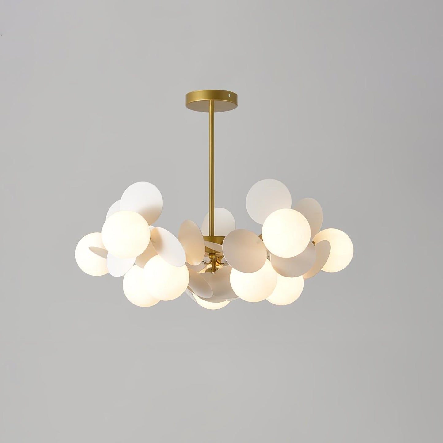 Modern Off-White Tree Branch Ceiling Chandelier
