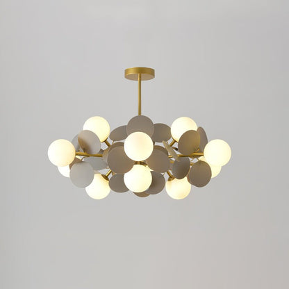 Modern Off-White Tree Branch Ceiling Chandelier