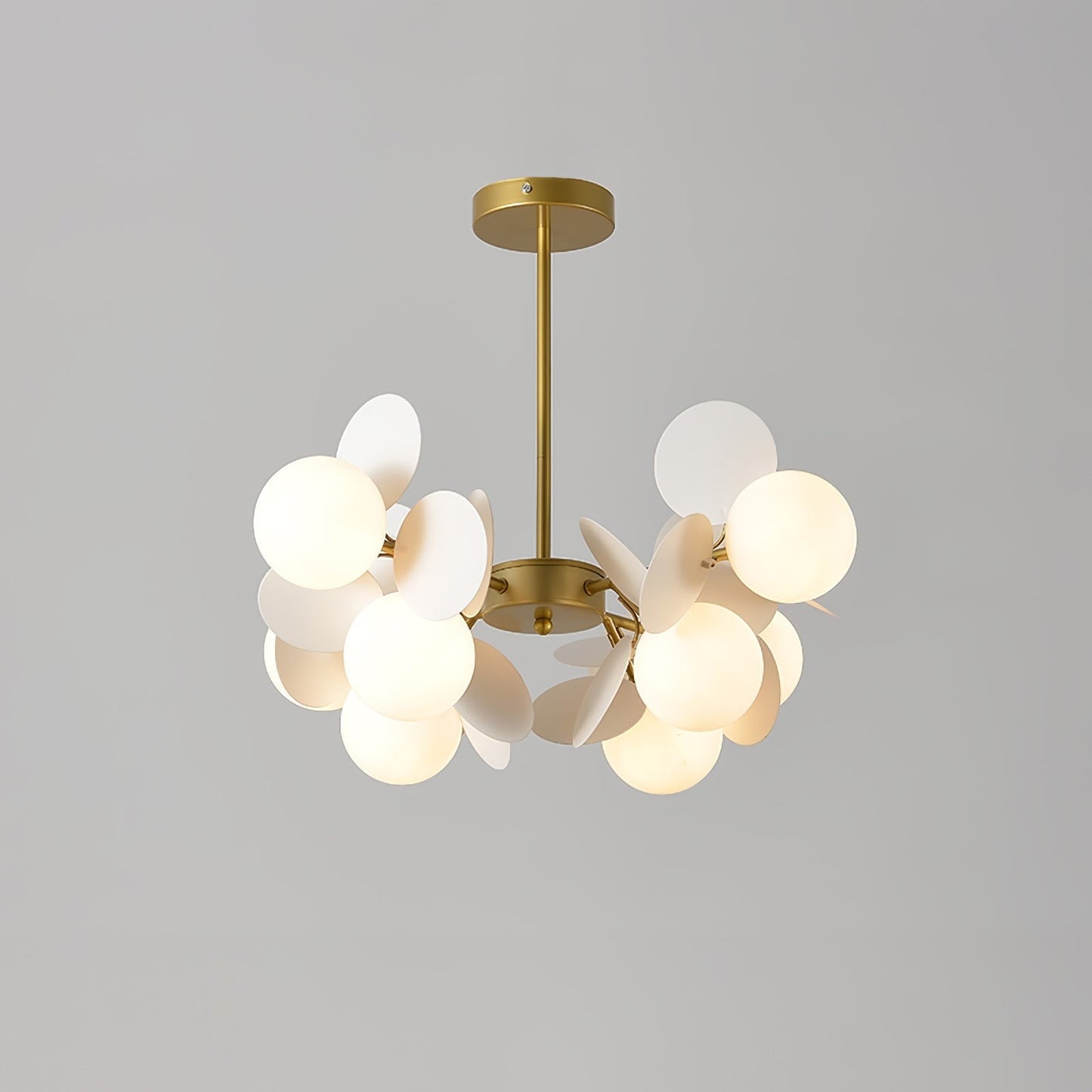 Modern Off-White Tree Branch Ceiling Chandelier