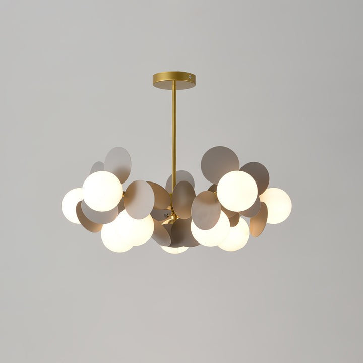 Modern Off-White Tree Branch Ceiling Chandelier